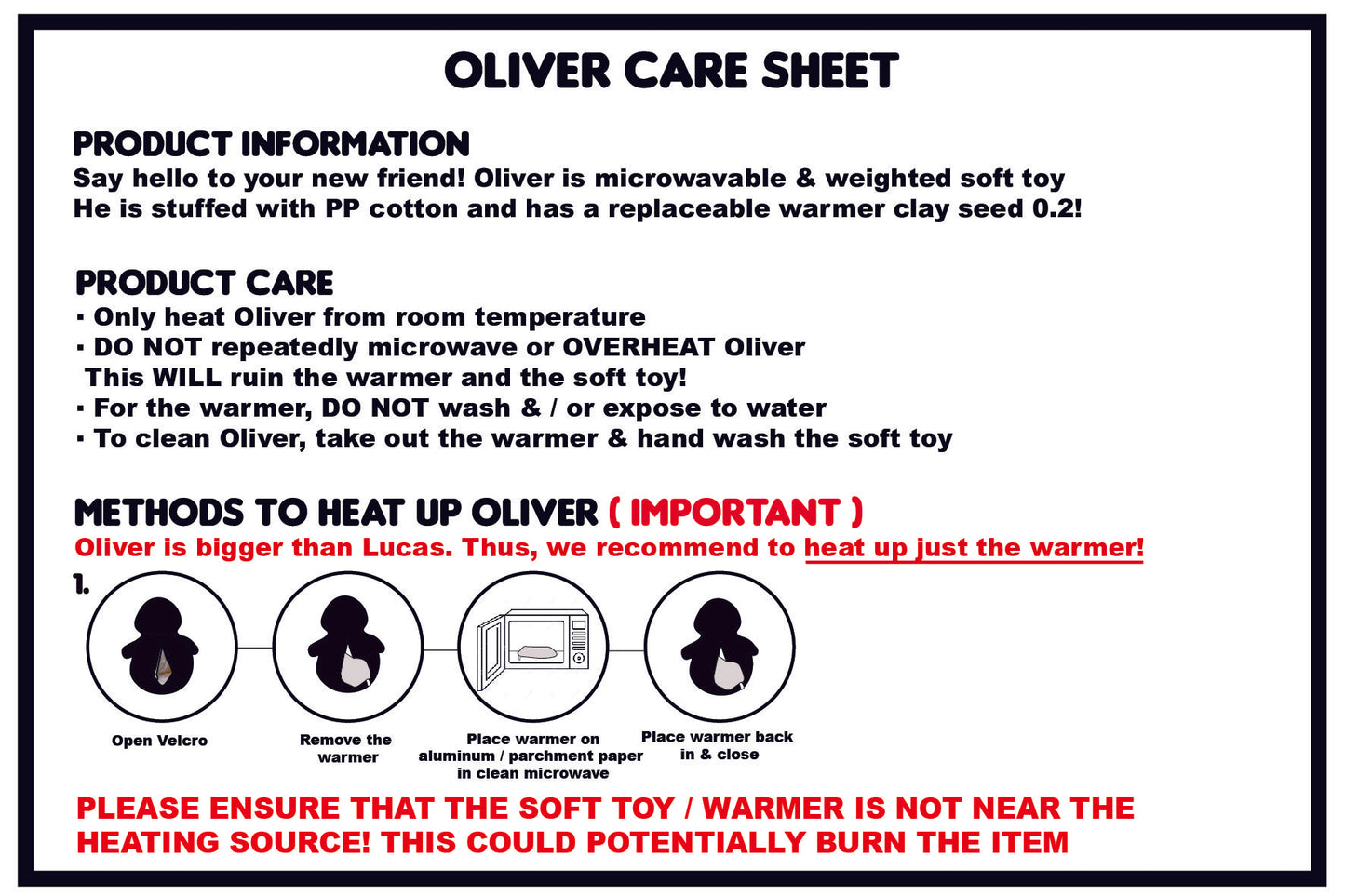 Oliver the Microwavable Penguin (Edisi Terhad)